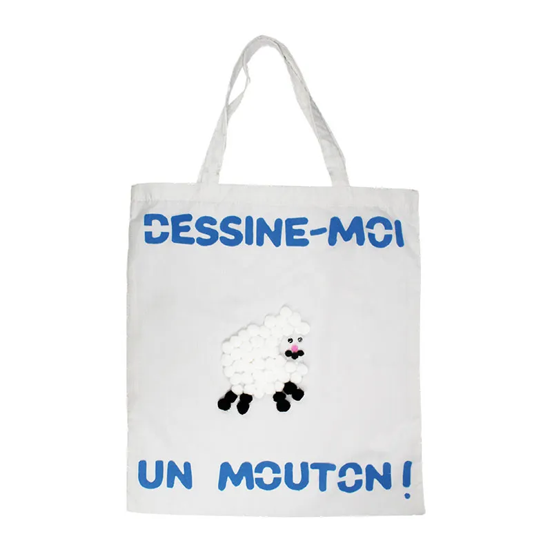 Sacs coton à décorer Blanc 37x42cm 12pcs - 3+-1