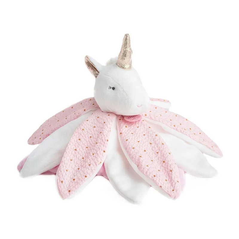 Doudou Licorne Attrape-rêves Rose - 26cm-1