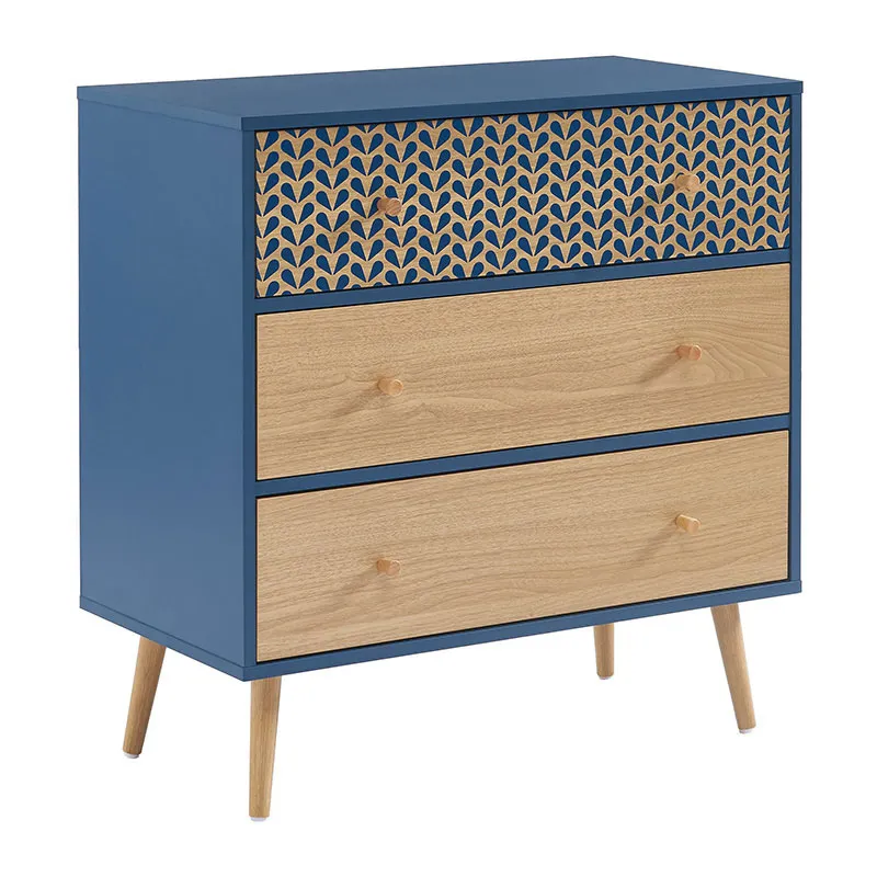 Commode Capucine Bleu pétrole - 78x39.5x80cm-6