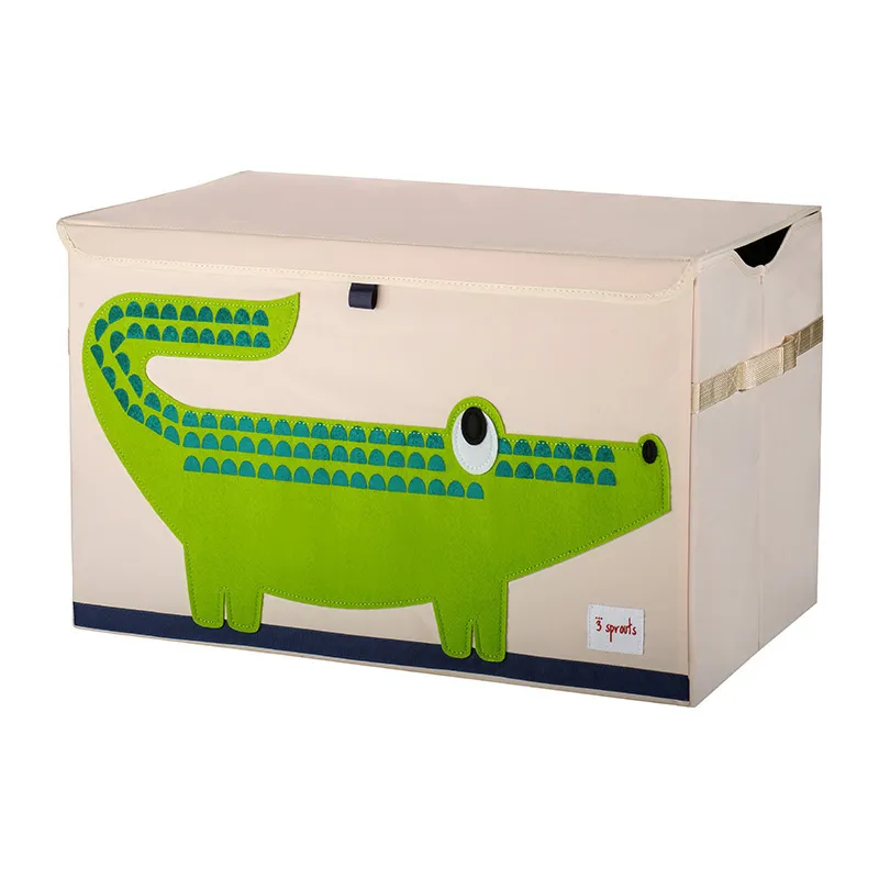 Coffre à jouets Crocodile - 60x38x36cm-1