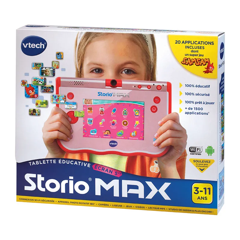 Tablette Storio Max 5 pouces Rose - 36m+-4