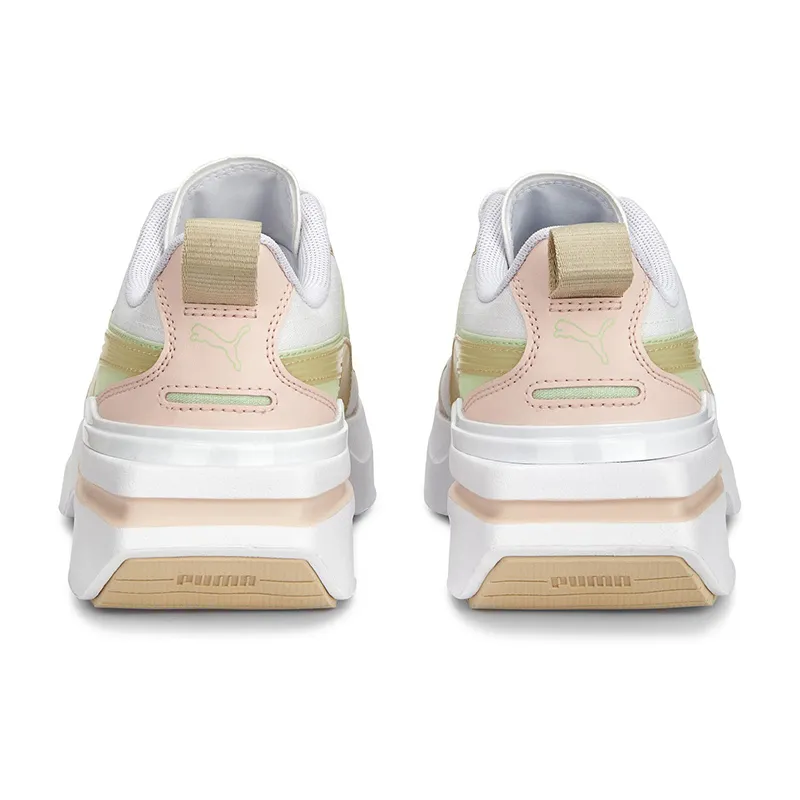 Baskets Femme Kosmo Rider Soft - Blanc/Rose/Nude - PUMA-2