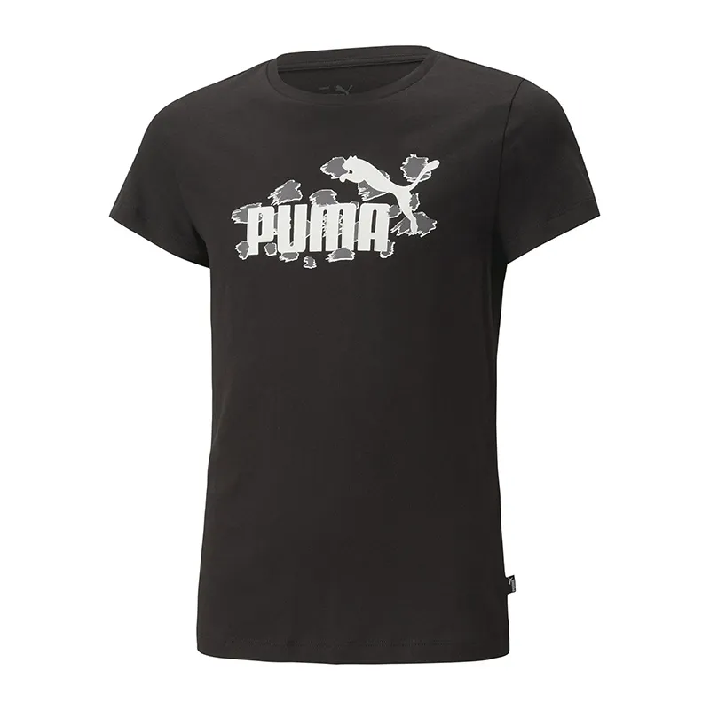 T-shirt Fille GEssential+ Animal Puma - Noir-1