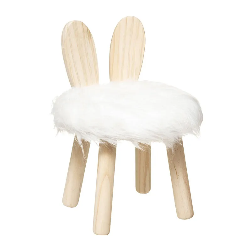 Tabouret Lapin - ø27x38cm-0
