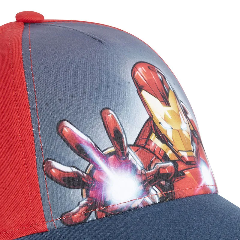 Casquette Enfant Marvel Iron Man Pièce - Rouge/Noir-4