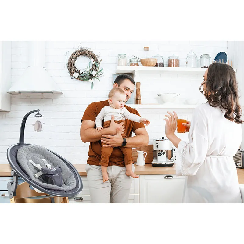 Chaise haute + Transat Newborn Blanc - 0m+-14