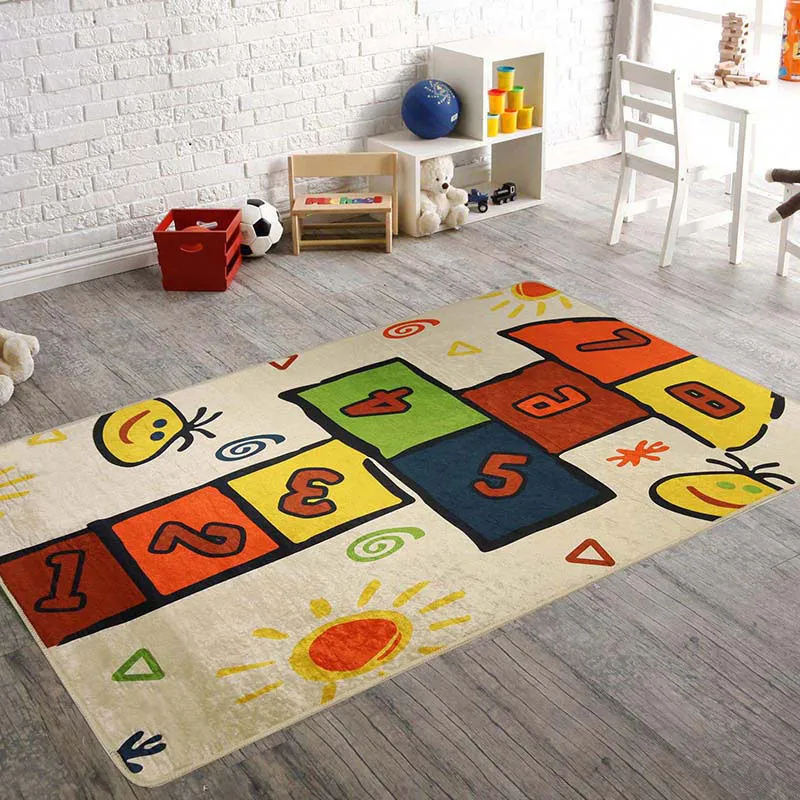 Tapis Enfant Marelle Multicolore - Plusieurs dim. dispos-1