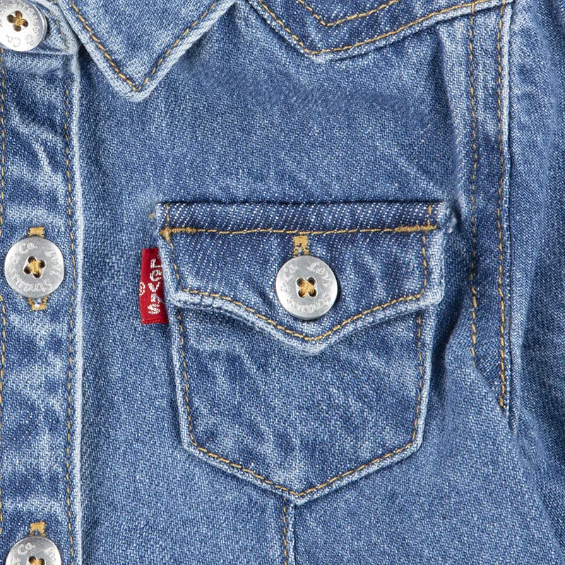Robe en jean + bloomer Bébé western - Drew Me In-4
