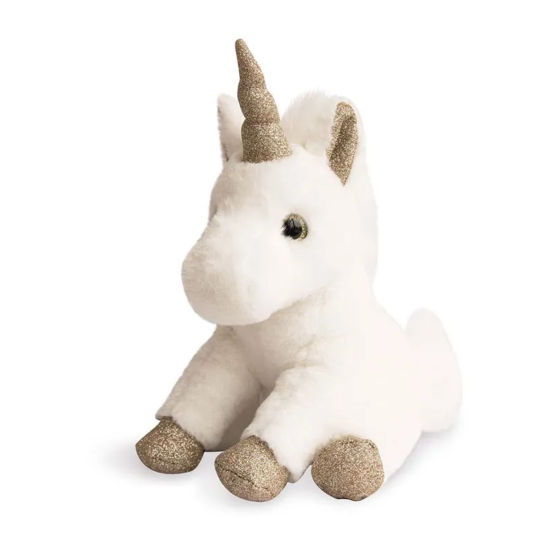 Peluche Licorne dorée - 23cm-1