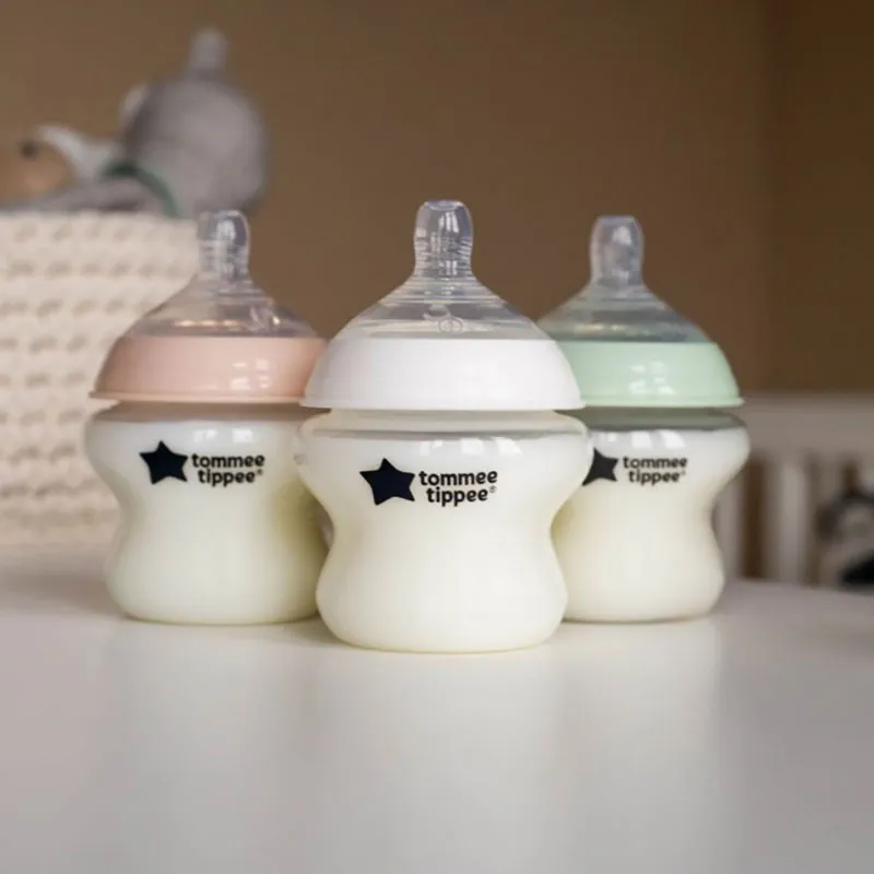Set 3 Biberons Natural Start Anti-colique 150ml + 2 Sucettes nouveau-né Mat - 0-2m-2