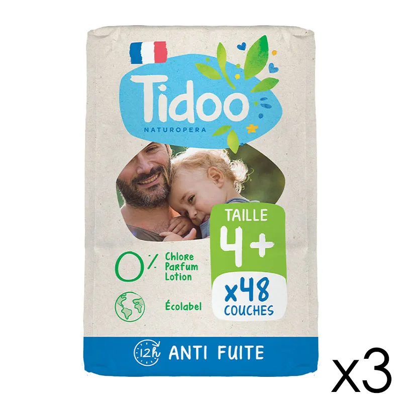Couches Écologiques T.4+/9-20kg - 3x48-0