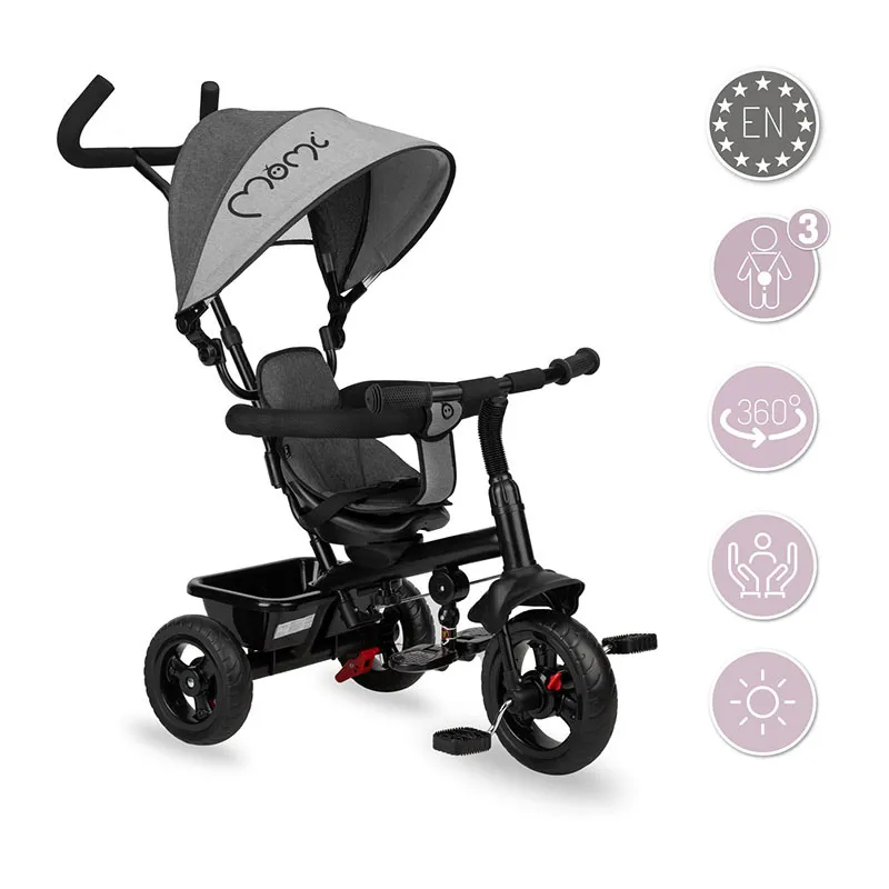 Tricycle Evolutif Iris Gris - 9m+-10