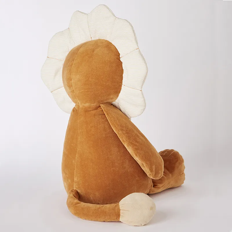 Peluche large Veloudoux B&K Babou Marron - 80cm-2