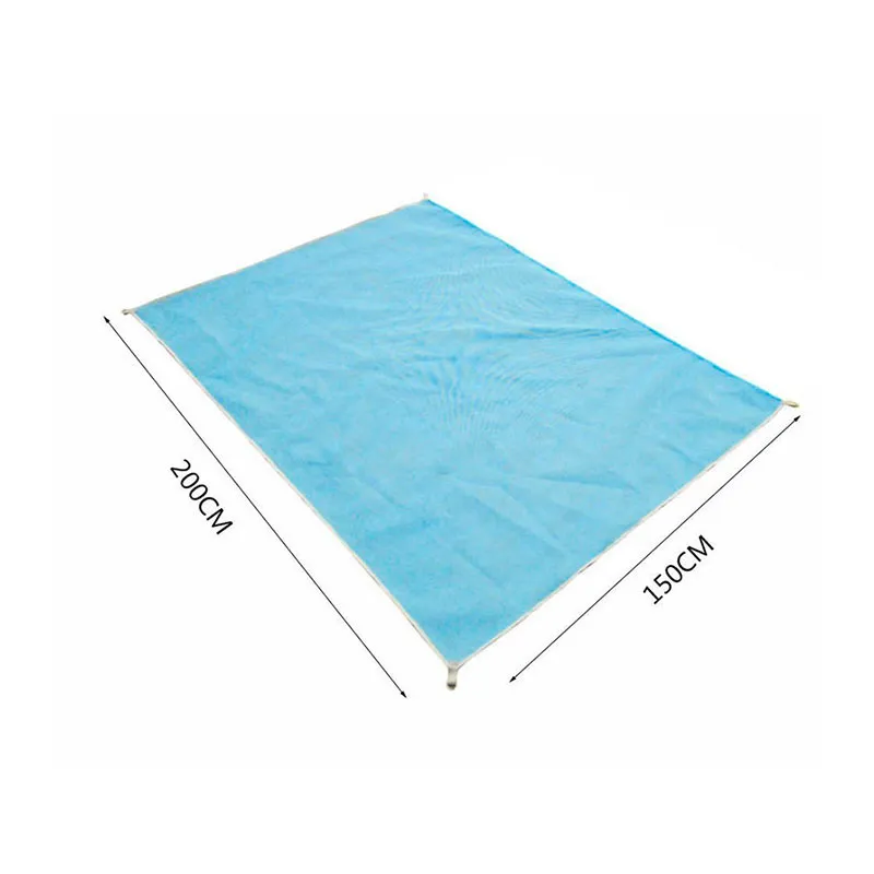 Serviette de plage Anti-sable Bleu - 150x200cm-8