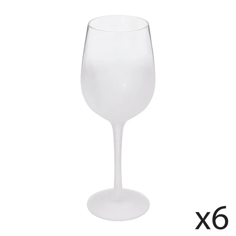 6 verres à vin Givrés - 38cl-0