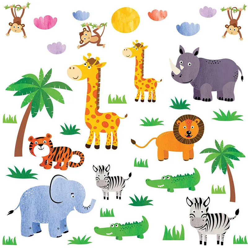 Stickers - Animaux de la jungle-2