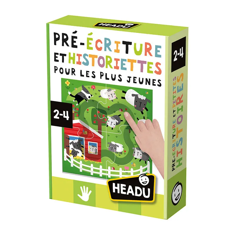Jeu éducatif Pré-écriture & petites histoires 6pcs - 24m+-0