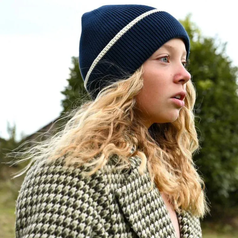 Bonnet Enfant Amore - Bleu Navy-3