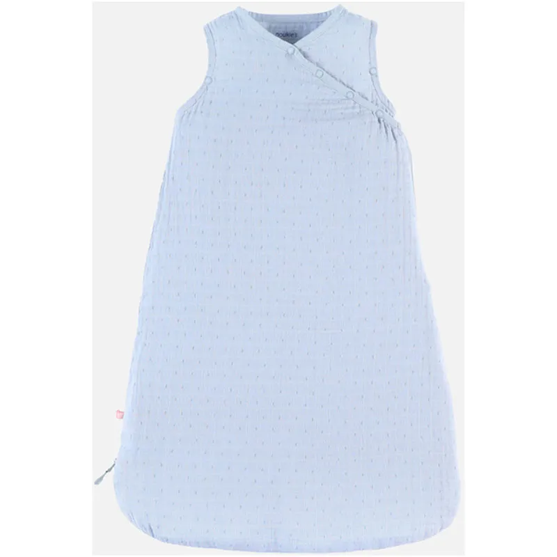 Gigoteuse Mousseline Bio M&M Bleu - TOG.1-1