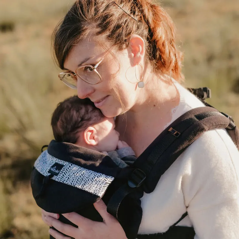 Porte-bébé Néo préformé Coton BIO Ebène - 0m+-3