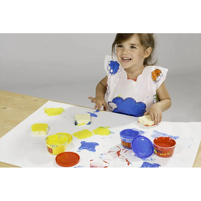 3 Pots de gouache Be-bè au doigt + Cahier - 300ml-4