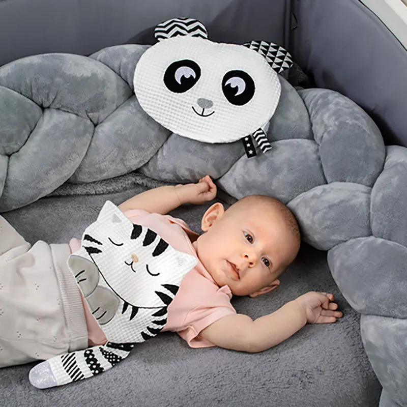 Peluche plate Happy Panda - 0m+-7