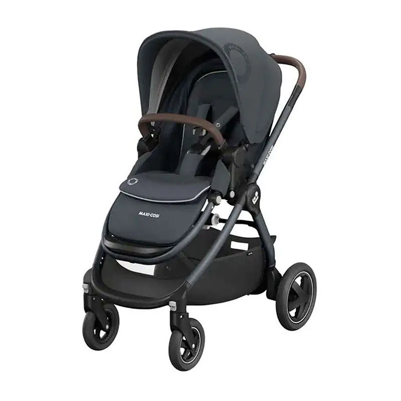 Trio Poussette Compacte Adorra2 + Cosi Tinca sans base + Nacelle Jade Gris - 0m+-1
