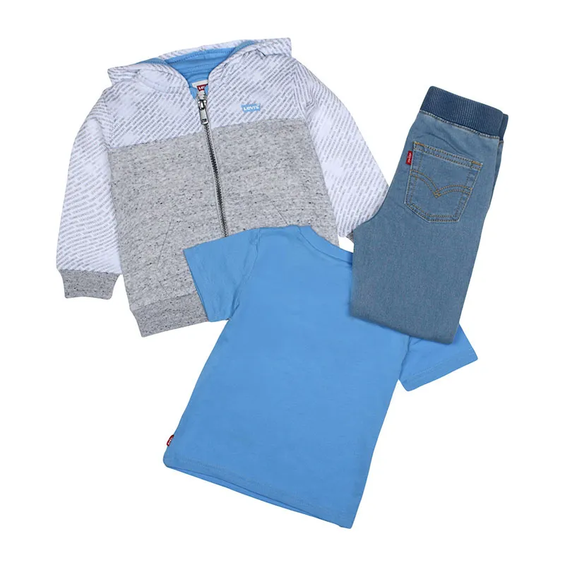 Veste + T-shirt + Jean Color Block - All Aboard-1