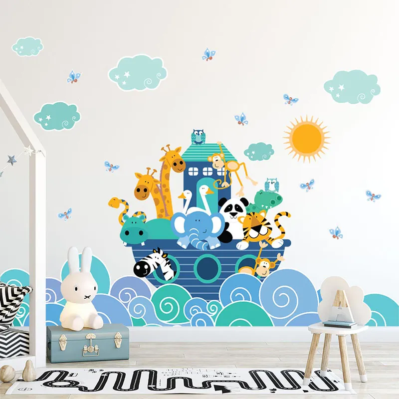 Stickers - Animaux vagues du bonheur-0