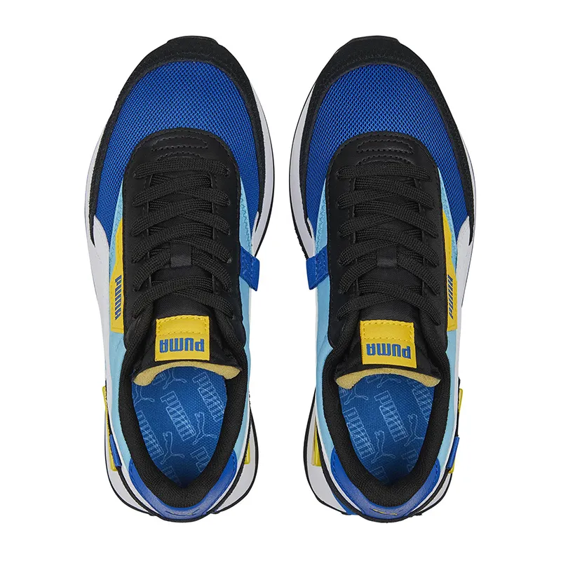Baskets Garçon Future Rider Splash Puma - Bleu Hero/Blanc/Jaune-4