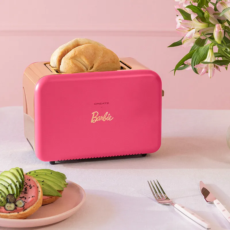 Grille-pain Retro Barbie - Rose-0