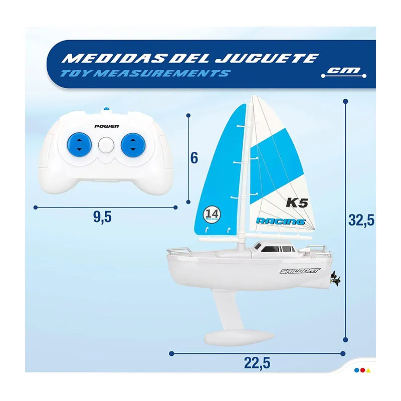 Voilier télécommandé - 4+-5