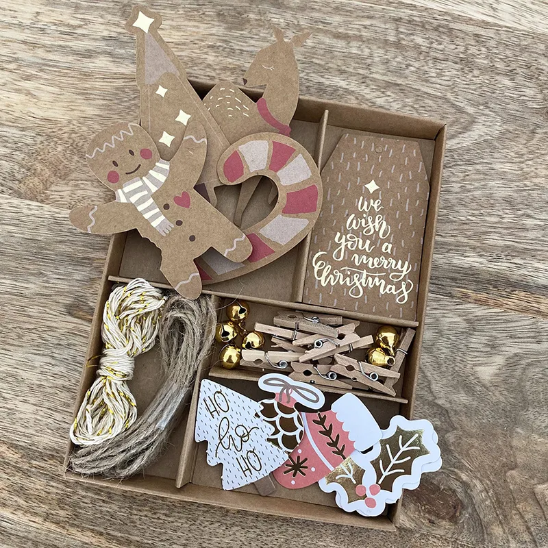 Kit d'emballage cadeaux Noël Classic - 44pcs-0