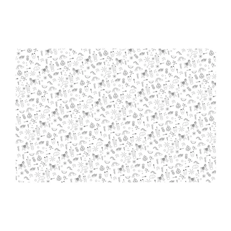 2 Nappes à colorier Aléa. - 180x120cm-2