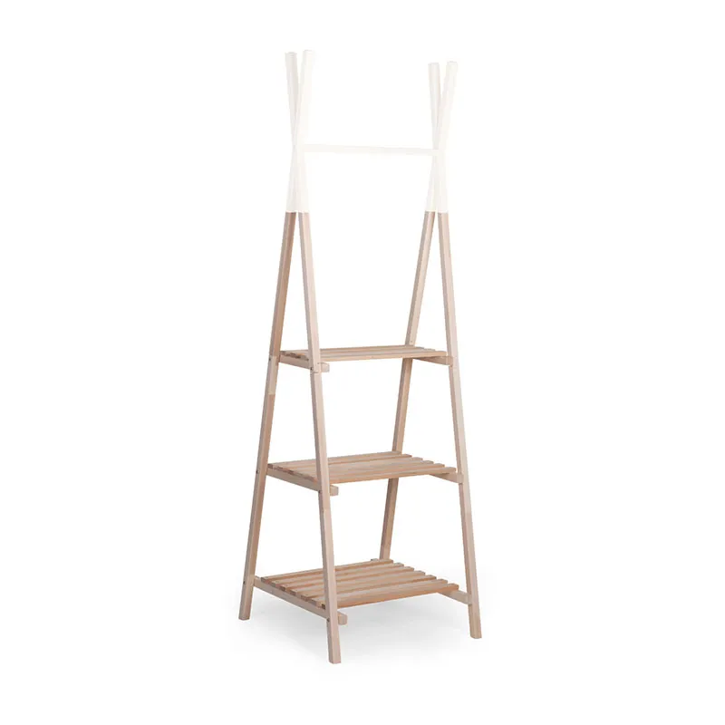 Tipi porte manteaux - Bois -1