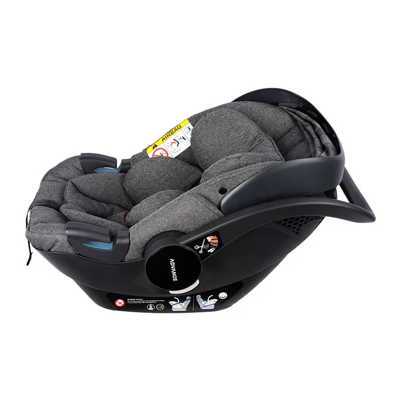 Poussette 4en1 - Coque  I-Size + Base I-Leo Noir - 0m+-9