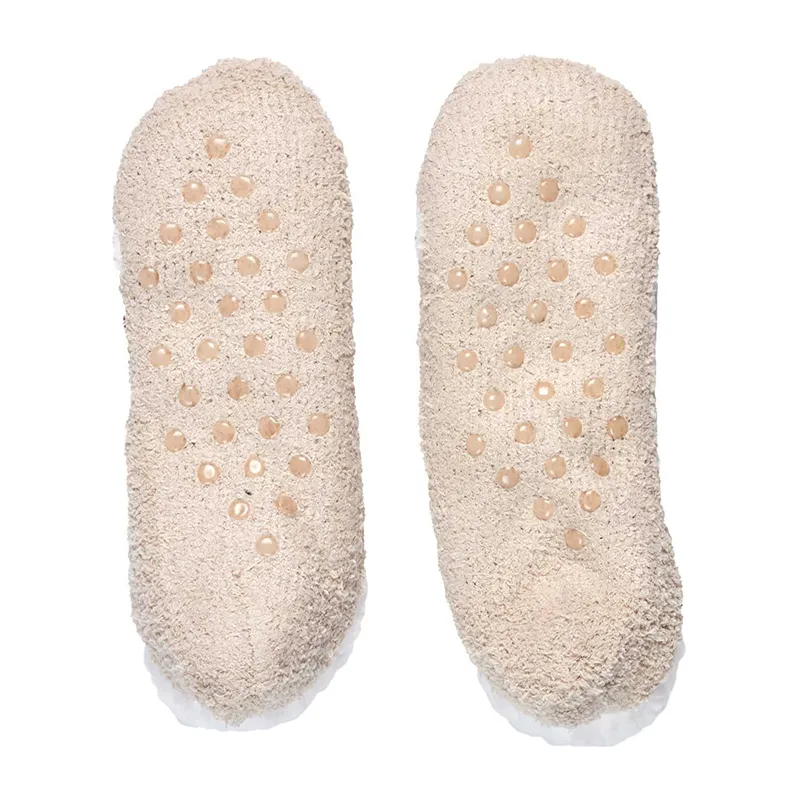 Bottines Chaussons Sherpa Aléat. - 27x10x5cm-2