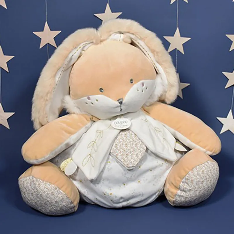Peluche range-pyjama Lapin de sucre Blanc - 38cm-1