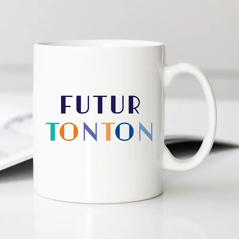 Mug Futur tonton - Blanc-0