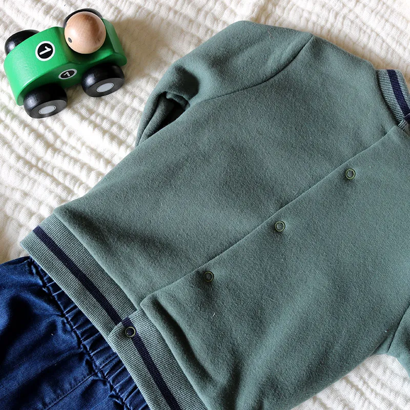 Ensemble sweat + pantalon Meilleur Copain - Vert-4