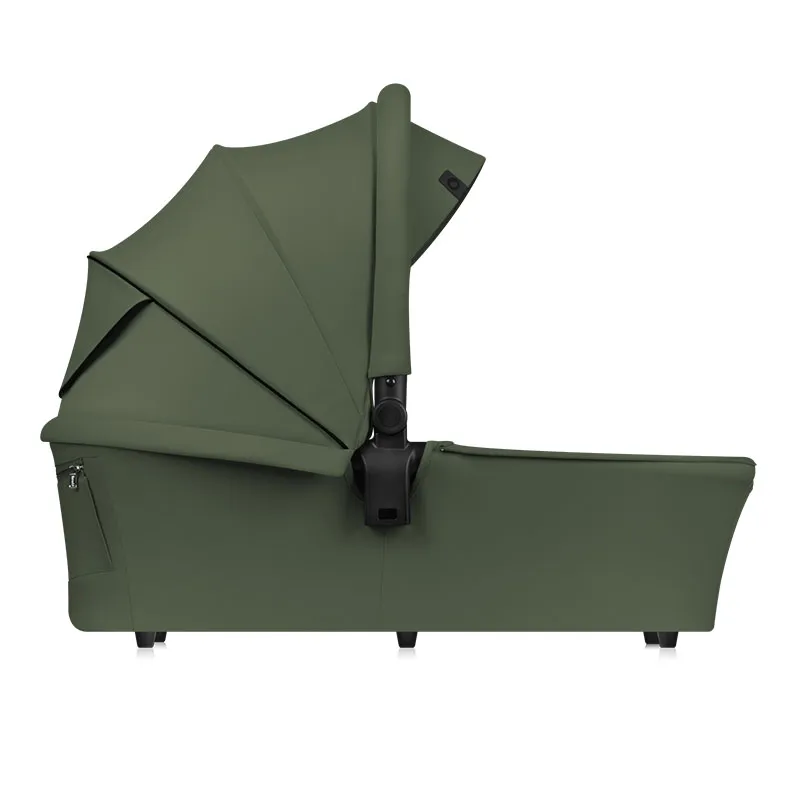 Duo Poussette Mika Plus + Nacelle Green Olive - 0m+-12