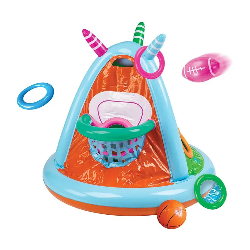Arcade de jeux gonflable 4en1 Hello Summer - 36m+-0