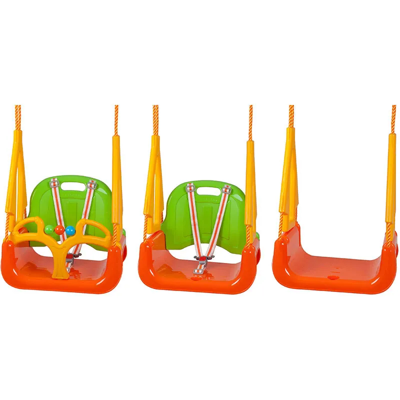 Siège balançoire 3en1 Vert/Orange - 10m+-0