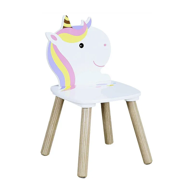Table + 2 chaises Licorne Lily - 55x55x43cm-2