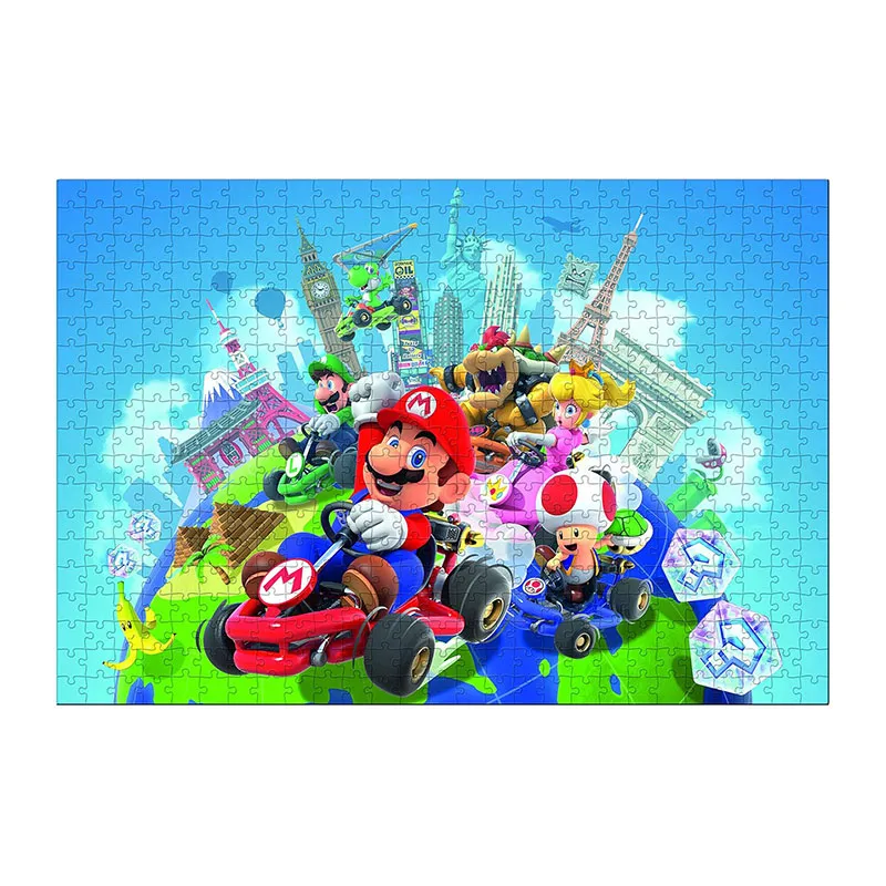 Puzzle Mario Kart Autour du monde 500pcs - 8+-2