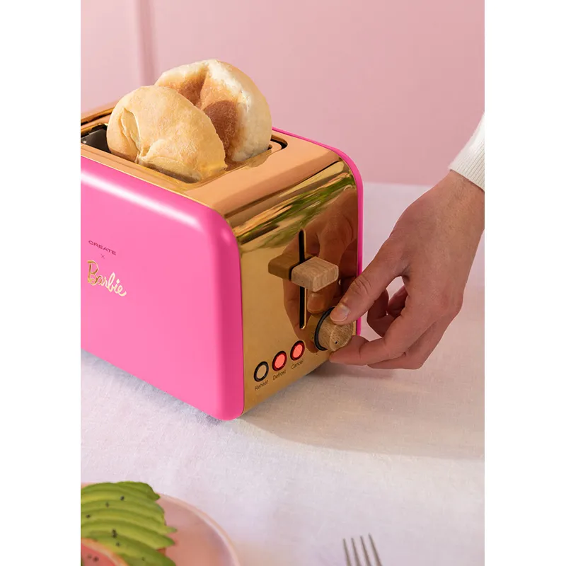 Grille-pain Retro Barbie - Rose-2