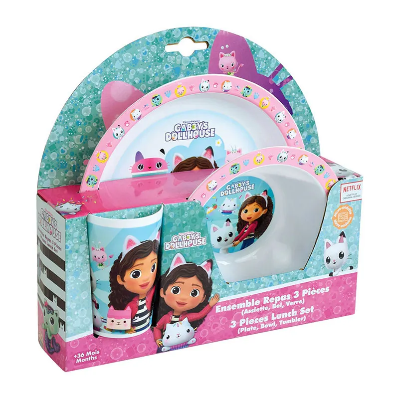 Ensemble repas Gabby et la maison magique - 3pcs-1