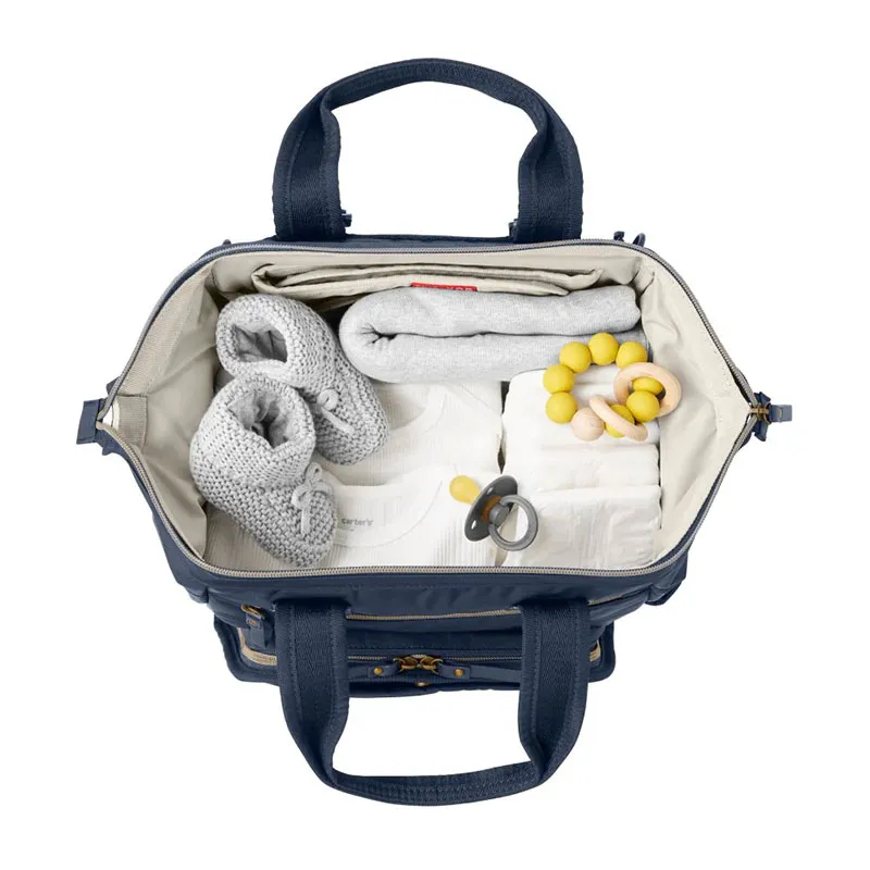 Sac à langer Marine - 36x16x37cm-5