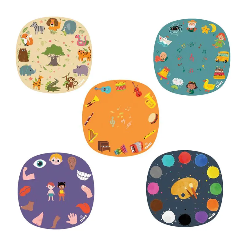 5 Disques pour lecteur Timio Set 1 - 24m+-3