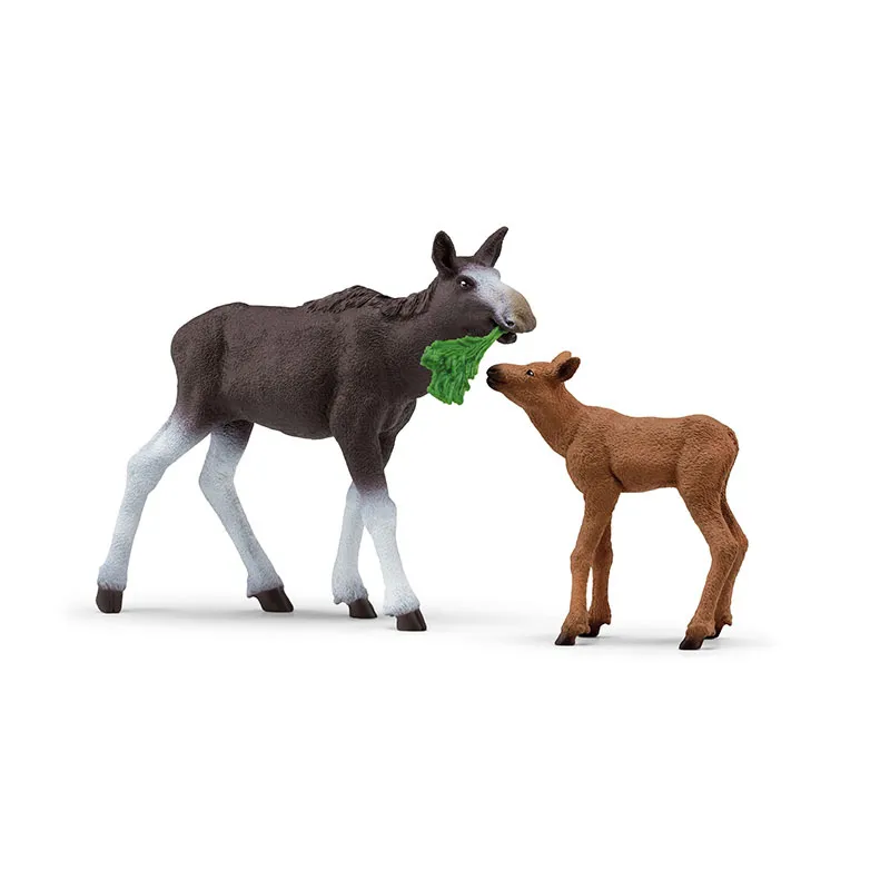 Élan Femelle avec Veau - Wild Life-0